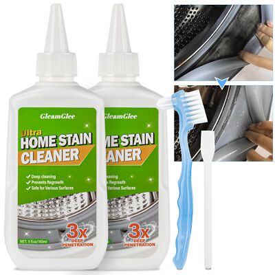 Home Remover Gel 2 Pack Powerful Washing Machine Gasket Cleaner Heavy Duty Clean