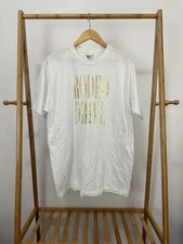 VTG 80s Rodeo Drive Beverly Hills LA Single Stitch Short Sleeve T-Shirt Size XL