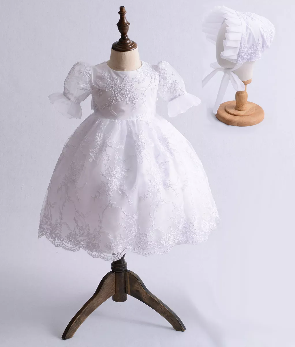 Robe De Bapteme Bébé 6 Mois en Dentelle