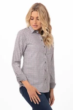 Chef Works Womens Modern Gingham Long Sleeve Dress Shirt (SHC05W)