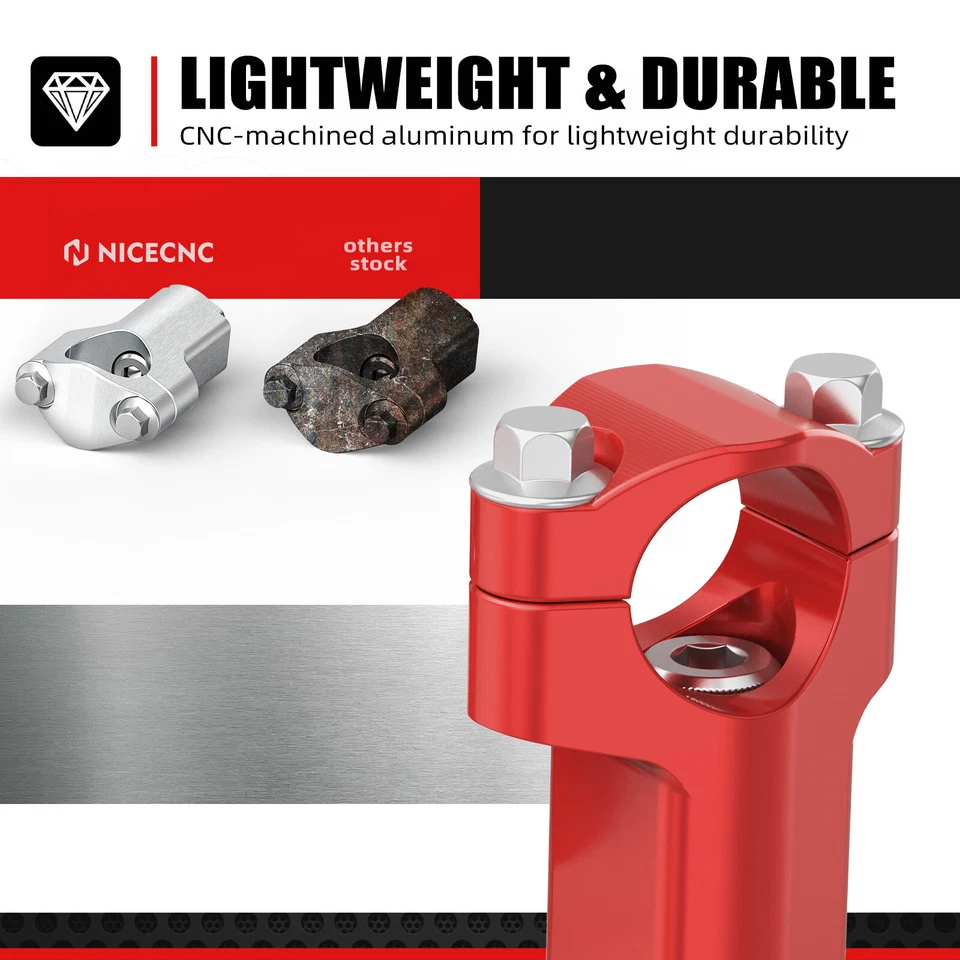 Soporte de manillar Billet abrazadera elevador para Beta RR 250 300 RR125 RR200 2012-2023 Foto 4 de 4