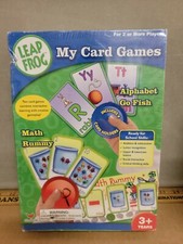 Leap Frog My Card Games Math Rummy Alphabet Go Fish Addition Subtraction Letter