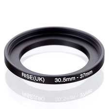 Camera 30.5mm Lens to 37mm Accessory Step Up Adapter Ring 30.5mm-37mm Black