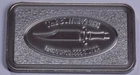 The Bowie Knife Patrick Mint 50th Anniversary ANTIQUED 1 oz .999 fine silver bar