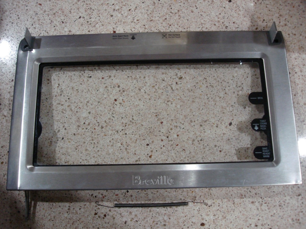 Breville OEM Front Door Assembly for BOV845BSS BOV800XL Smart Oven  W/Spring