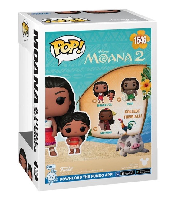 Moana 2 Moana & Little Sis Simea Funko Pop! #1546 PREORDER