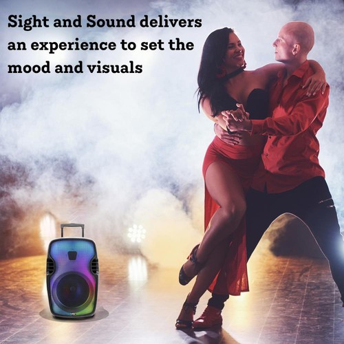 TPro 3000W Rechargeable 15" Two way Bluetooth Loudspeaker w SD USB, Mic Inputs - Picture 9 of 10