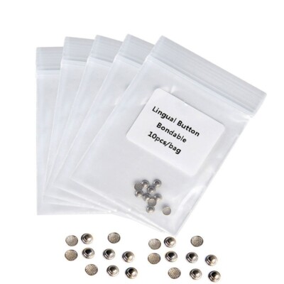 5X Dental Ortho Lingual Button Bondable Round AZDENT