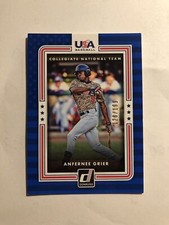 2016 Panini Donruss USA Collegiate National Team Blue /199 Anfernee Grier