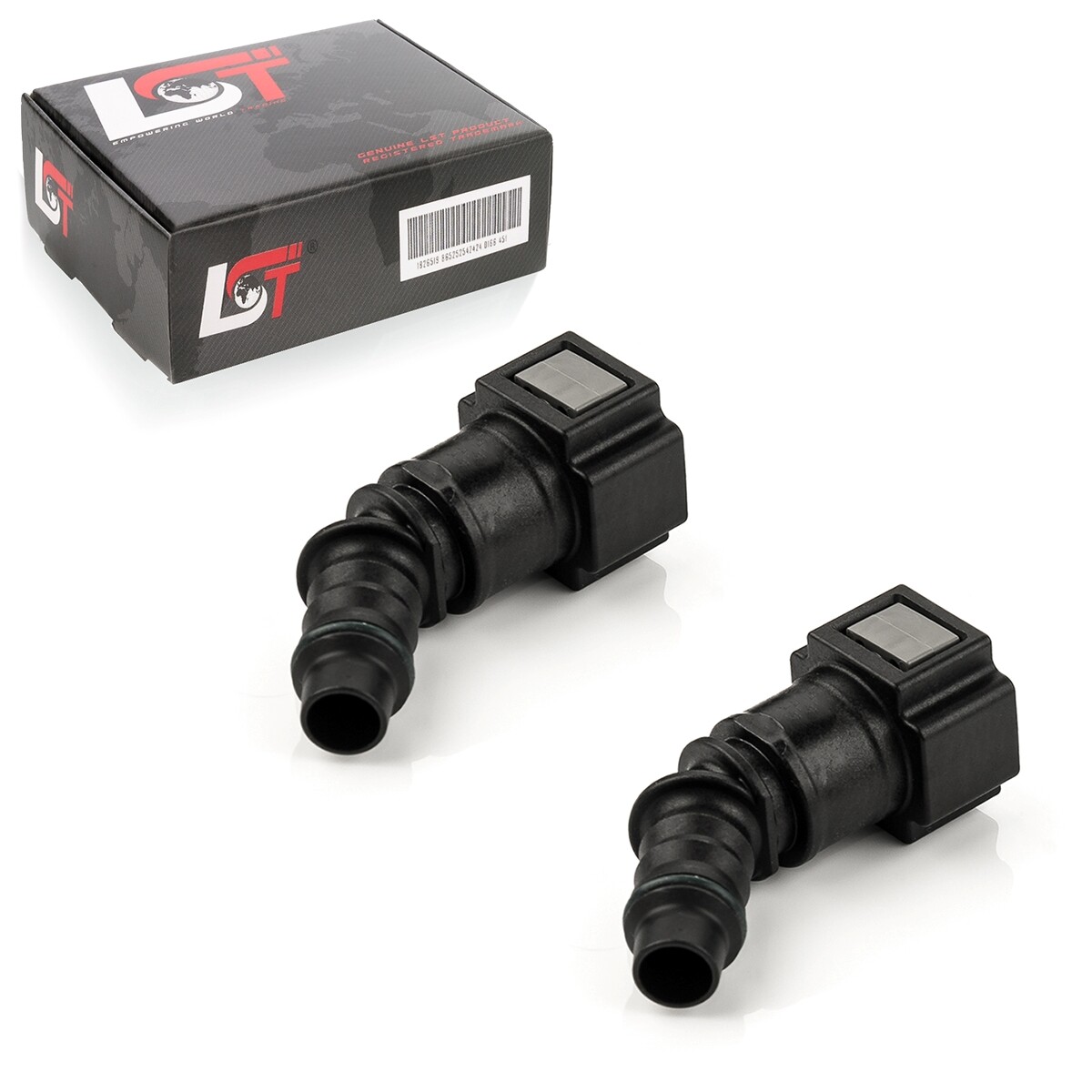 2x Quick Release Fuel Line Hose Coupling 45° 7.89x8mm for RENAULT