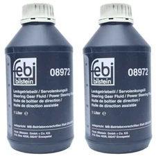 SET-FBI08972 Febi Power Steering Fluids Set of 2 New for Mercedes 190 200 Pair
