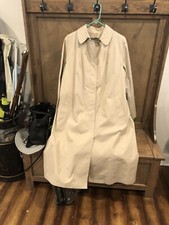 New Vintage London Fog Canvas Women's Sz 20.5/2xl Trench Coat Beige Nwt *rare*