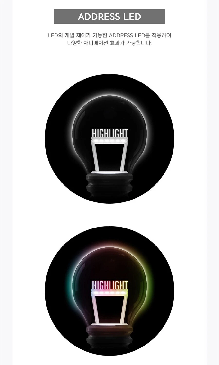 HIGHLIGHT OFFICIAL LIGHT STICK VER.2 w/ Tracking, Strap FANLIGHT