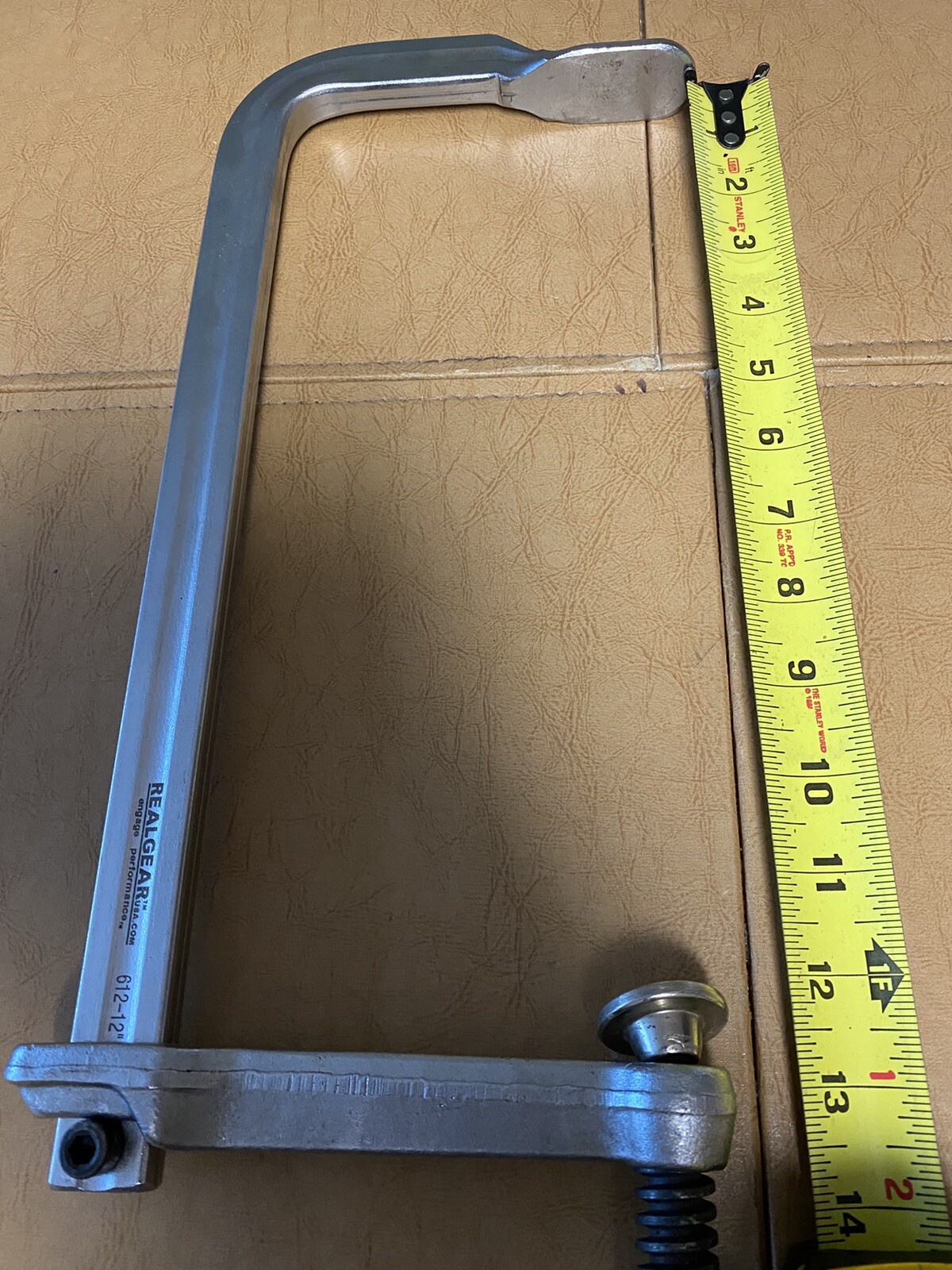 RealGear Sliding Arm F Clamp 12” Capacity 5” Throat Engage Performance