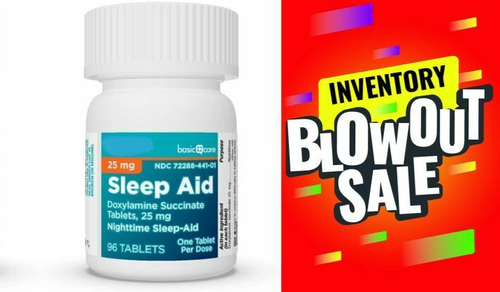 Premium Care Sleep Aid Tablets, Doxylamine Succinate 25 mg, Nighttime  96 ct - Picture 1 of 1