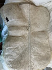 Horse Dream Lammfelle Half Pad Sheepskin Fleece White Cotton Back Used 22.5”