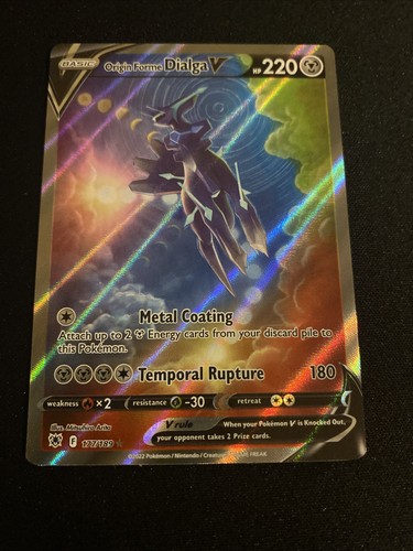 Origin Forme Dialga v 177/189 Astral Radiance Pokemon Card TCG