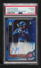 2022 Bowman Chrome Prospect Blue Refractor Pablo Aliendo PSA 9 MINT Auto 0x7q