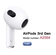 AirPods 3RD GENERATION Replacement - LEFT SIDE ONLY A2564 - READ DESCRIPTION 