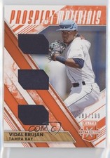 2019 Elite Extra Edition Triple Prospect Materials Orange /199 Vidal Brujan 18nk