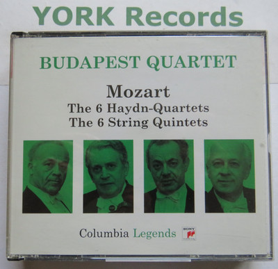 MOZART - 6 Haydn Quartets / 6 String Quartets BUDAPEST SQ - Ex Con 4 CD Set Sony
