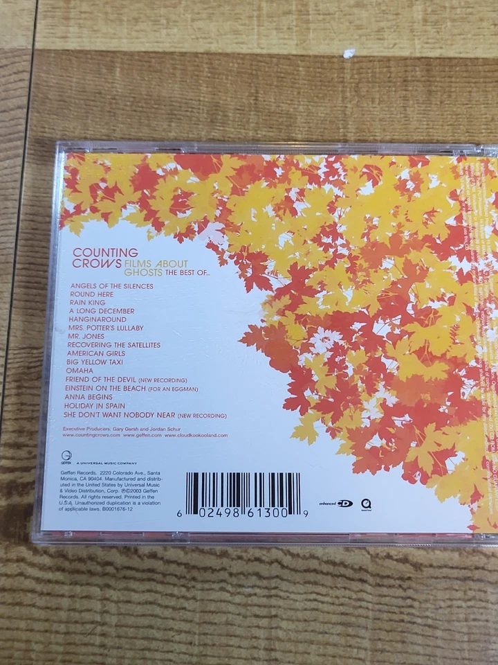Counting Crows Films About Ghosts The Best Of CD Album Music Disc - Imagem 4 de 4