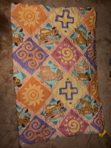 Vintage Disney The Lion King Simba & Nala Twin Comforter