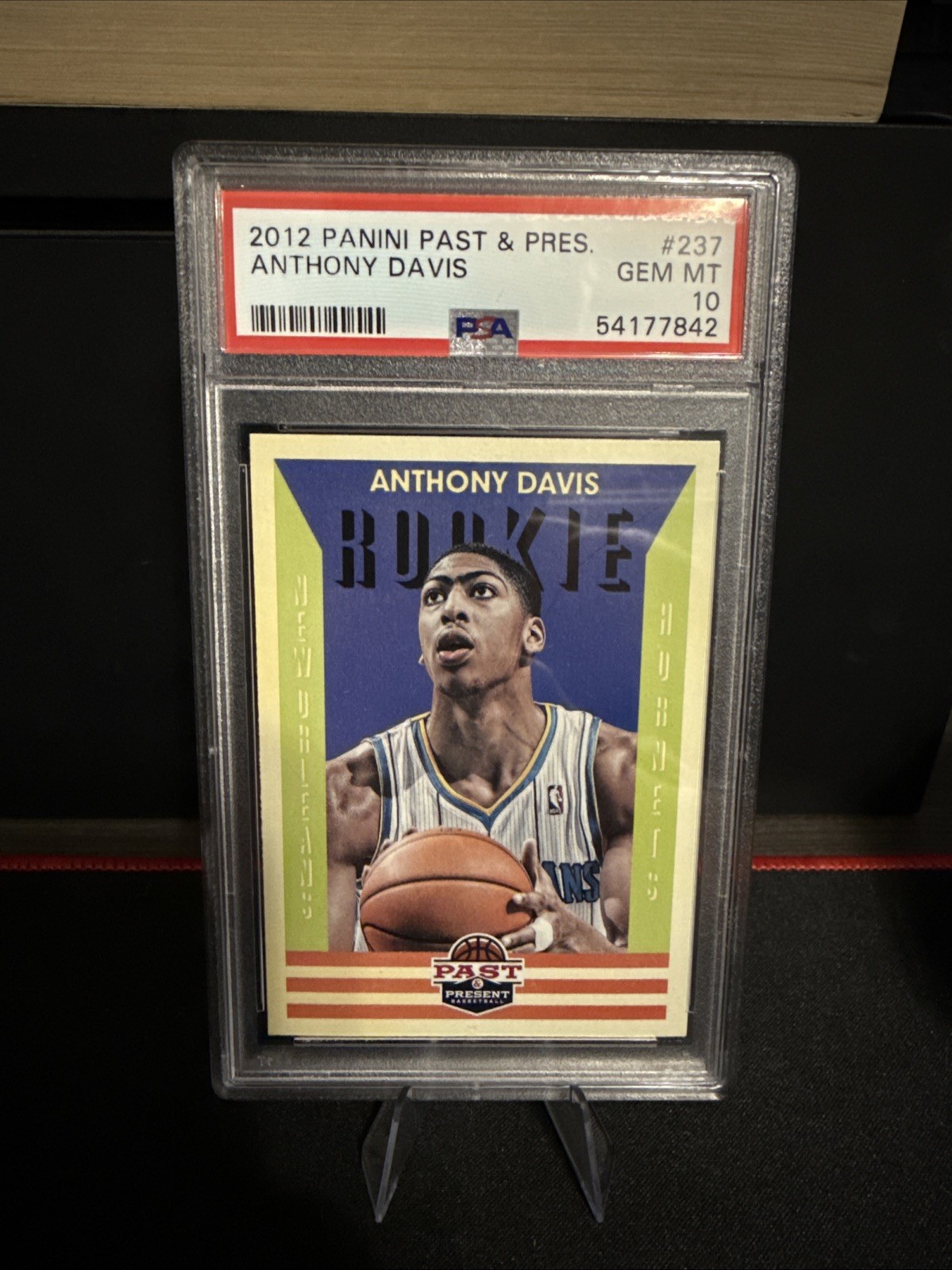 2012 Panini Past & Present Anthony Davis PSA 10 Gem Mint Rookie Card RC #237
