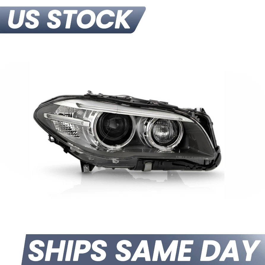 HID Headlight For 2013-2016 BMW 5 Series W/ AFS W/O Bulb&Ballast Right Side Foto 2 de 4