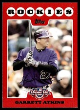 2008 Topps Opening Day Garrett Atkins Colorado Rockies #35