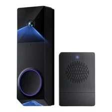 Wireless Duo Cam Doorbell, Battery, 2K HD, 2 Cameras, 2-Way Audio, Night Vision