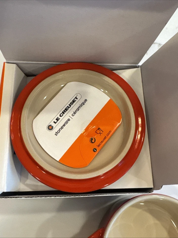 LE CREUSET Mini Petite Round Cocotte Casserole w/ Lid Cerise Red *NIB - Image 2 of 4
