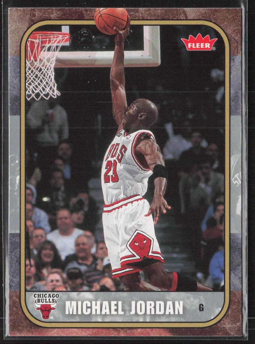2007-08 Fleer Michael Jordan #91 Basketball Card