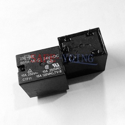 5 pieces SONG CHUAN 801H-1A-C 24VDC Relay #lk