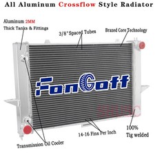 2 Row Aluminum Radiator For 98-2004 2001 Volvo C70 V70 S70 2.3L 2.4L L5 Engine