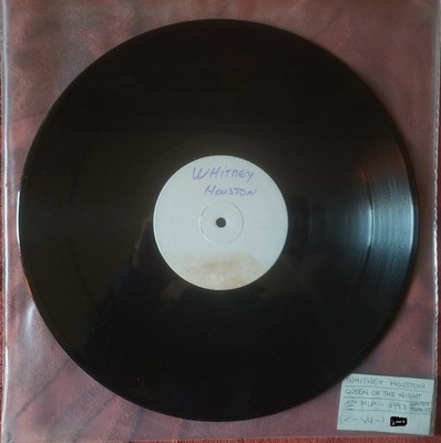 WHITNEY HOUSTON - QUEEN OF THE NIGHT - 12'' 1993 (C/V -/VG-) Test Pressing Promo