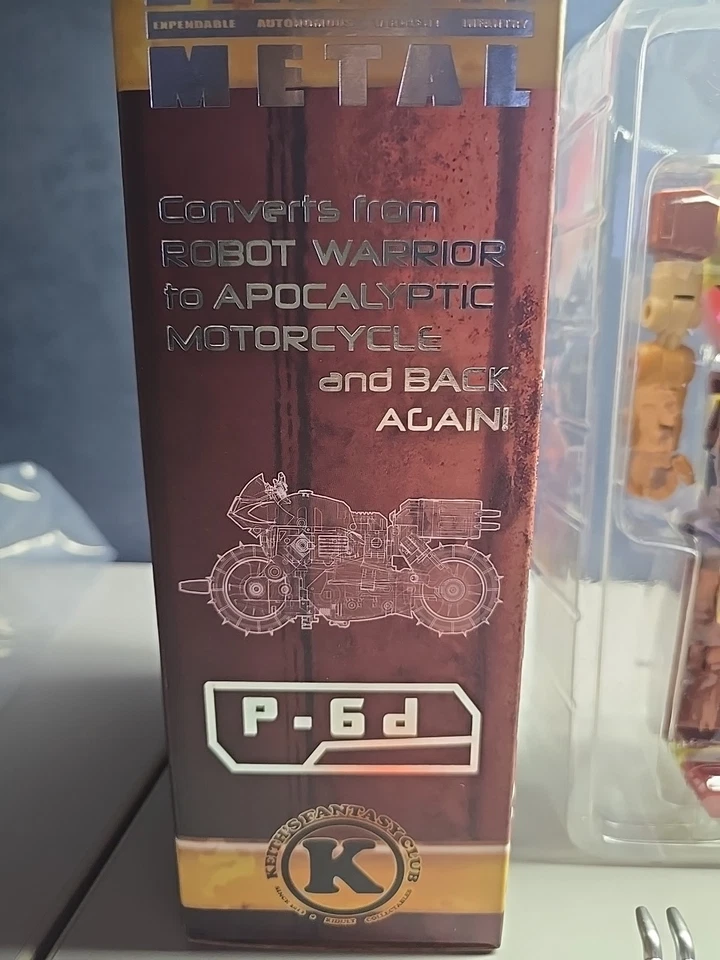 Transformers KFC TOYS P-6D Scraps EAVI Metal Phase Action Figure Model New O Box - Image 2 of 4