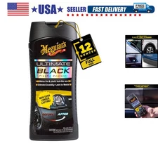 12 Oz Ultimate Black Restorer - Non-Greasy Shine for Plastic & Rubber Trim