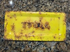Vintage Tonka 1950s-60s Original Part Truck Tailgate Part Script Yellow