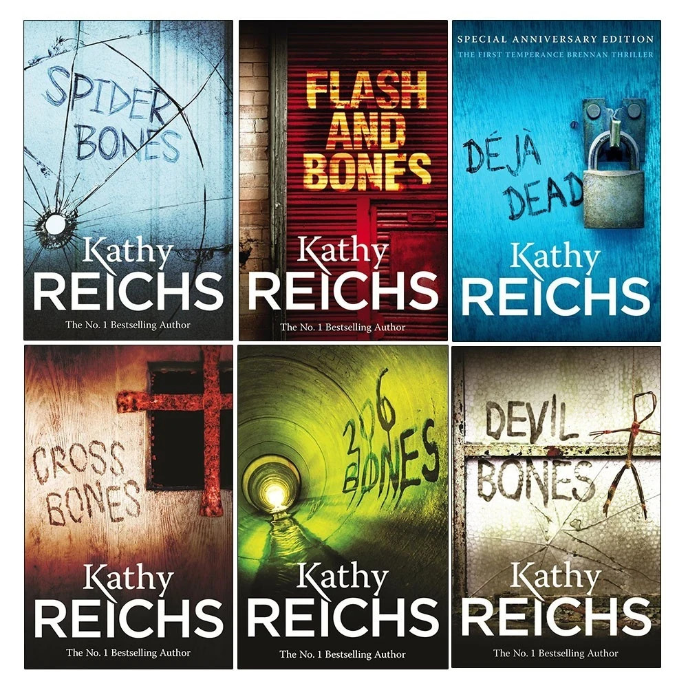 Temperance Brennan By Kathy Reichs 6 Books Collection Set Bare Bones,Deja Dead