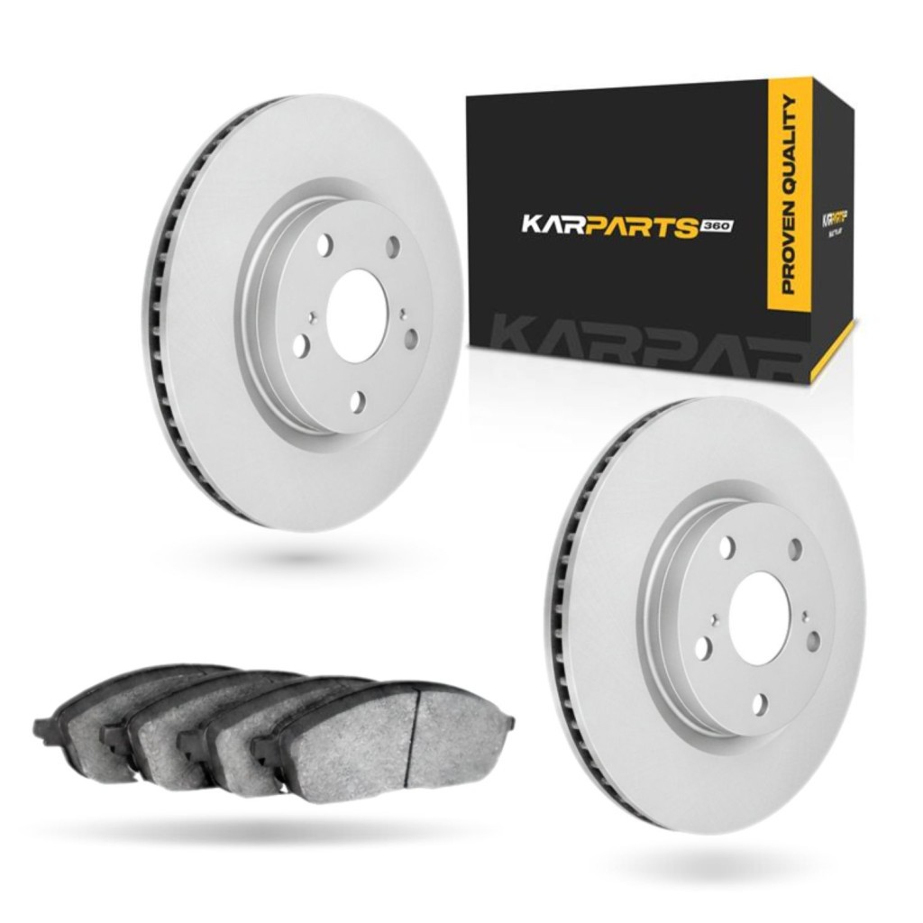 For BMW 528i xDrive 2012-2016 Brake Rotor Set Cast Iron Vented 5 Lug Plain Rotor