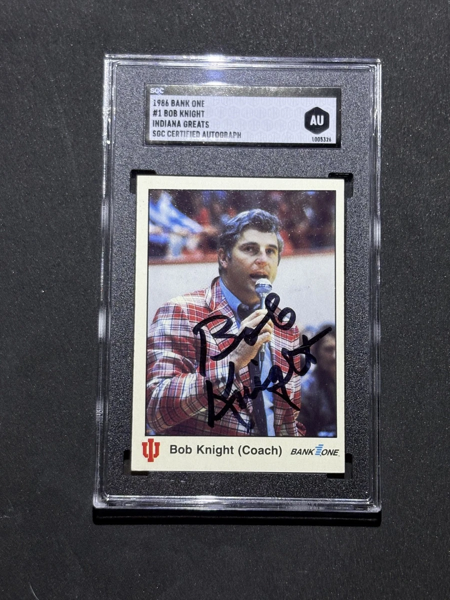 Bob Knight NCAA Autographed Items products for sale | eBay