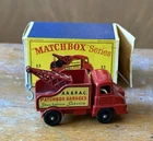 Vintage Lesney Matchbox 13 Wreck Truck Toy Car w/ Original Box