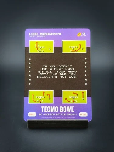 2026 Bo Jackson Battle Arena Tecmo Bowl Load Management BPL7 FOIL
