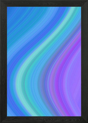 Gradient Color Framed Wall Art Poster Canvas Print Picture