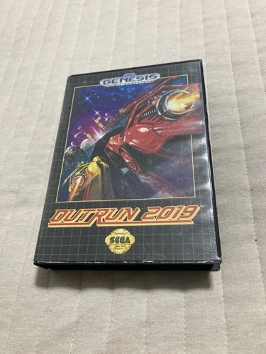 Outrun 2019 For Sega Genesis CIB, NTSC-US, Tested And Working