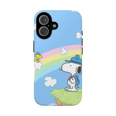 Cute Pastel Rainbow Cartoon Phone Case   Soft Cover for iPhone 10 17   