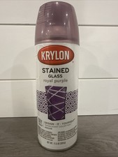 Krylon Stained Glass Spray Paint Royal Purple 11.5 oz 9027 New Discontinued