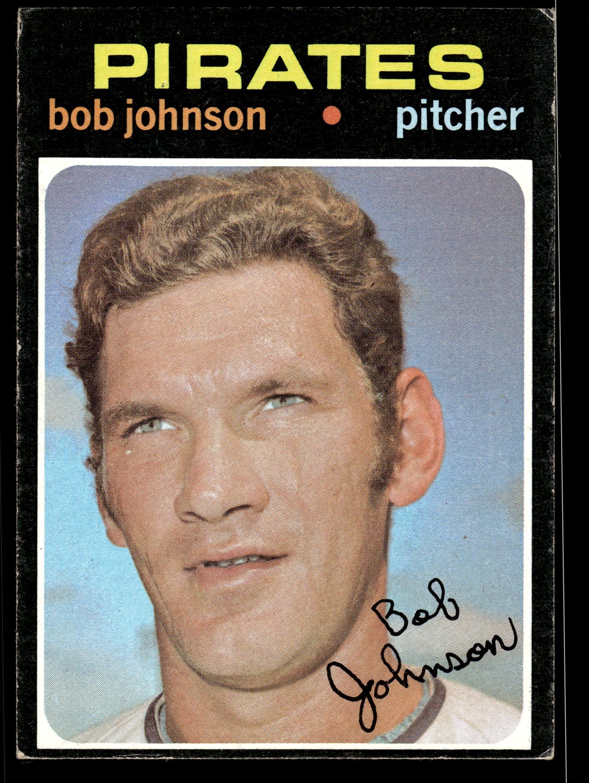 1971 Topps Bob Johnson #365 - Pittsburgh Pirates - VG