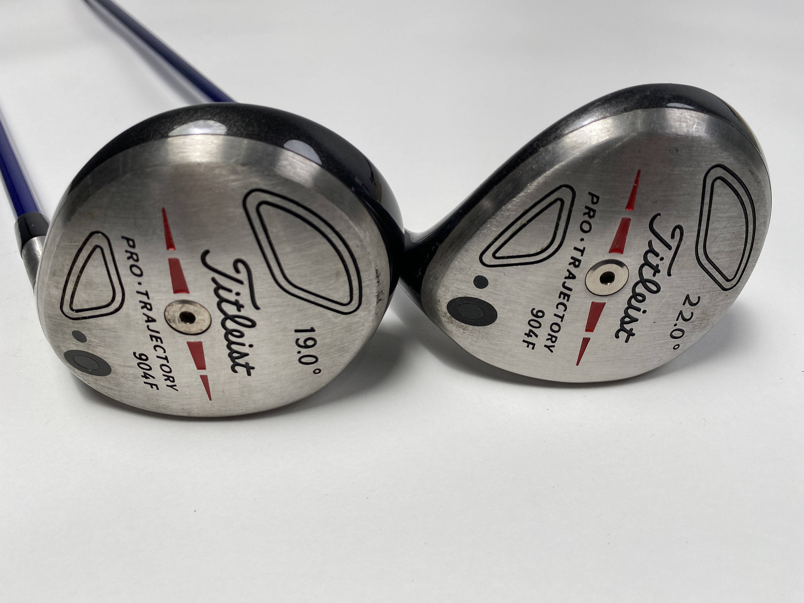 Titleist Pro Trajectory 904Fフェアウェイウッドセット Titleist 904 F 5 & 7 Fairway Wood Set 19* 22* Graphite Design YS
